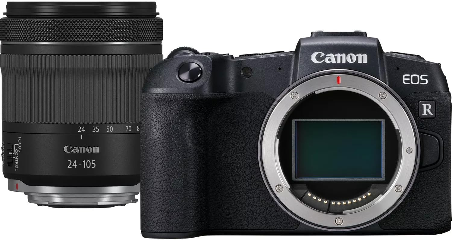 Canon EOS RP aparat systemowy z obiektywem RF 24 – 105 mm F4 – 7.1 IS STM, bezlusterkowy, wyświetlacz LCD II o przekątnej 7,5 cm, 4 K, procesor obrazu DIGIC 8, Wi-Fi, Bluetooth, pełnoklatkowy, czarny - obrazek 2