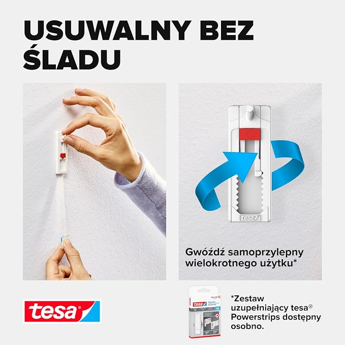 Tesa Powerstrips Gwóźdż Samoprzylepny - obrazek 7