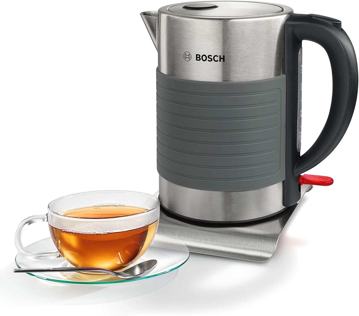 Bosch Hausgeräte Czajnik Elektryczny, Szary/Stalowy, 1,7 l - obrazek 2