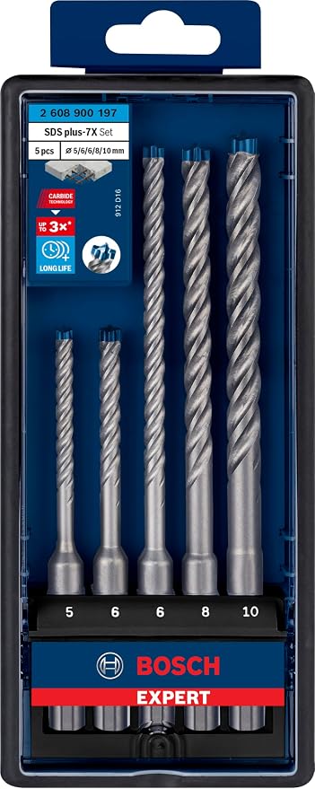 Bosch 5x Zestaw wierteł EXPERT SDS plus-7X - obrazek 5