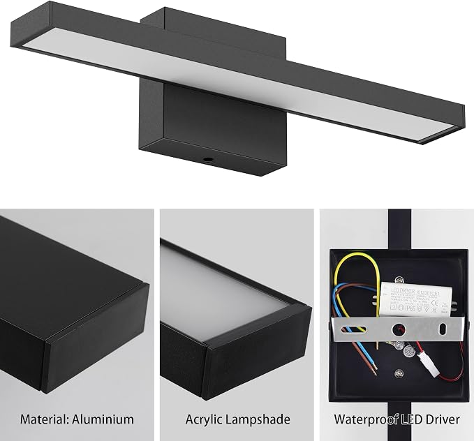 Klighten Lampa LED nad lustro łazienkowe - obrazek 6
