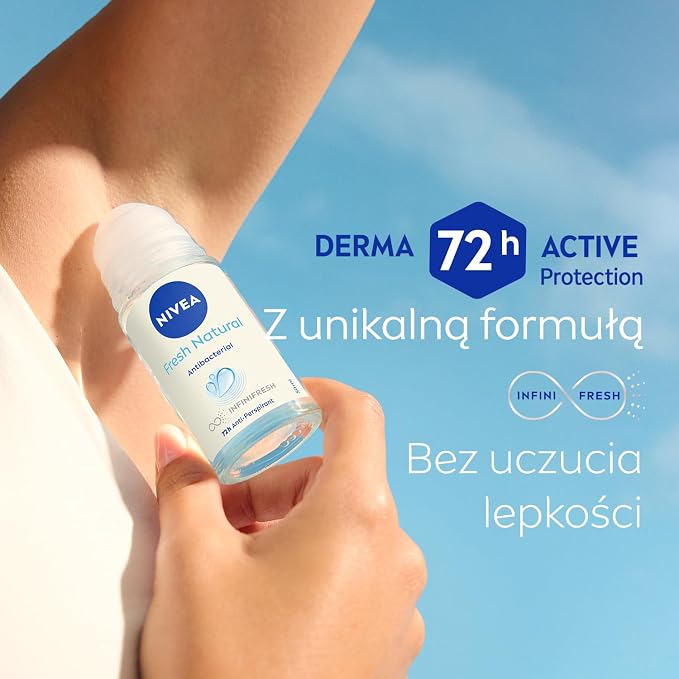 NIVEA Fresh Natural 72H Antyperspirant w kulce dla kobiet 50 ml - obrazek 6