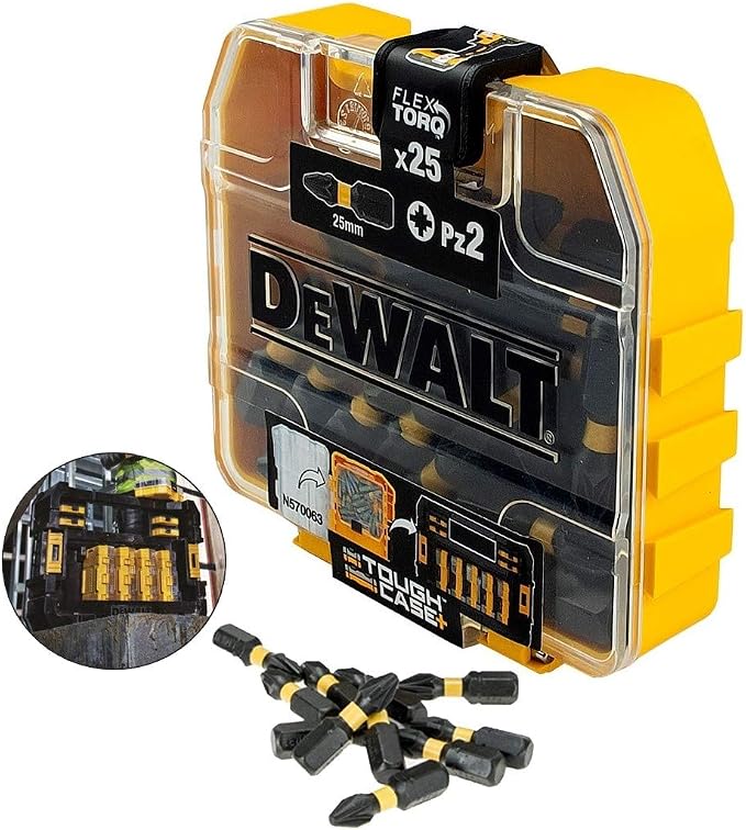 BIT Udarowy Pz2 x 25mm TORSION DT70556T DeWalt (25 szt.) - obrazek 2