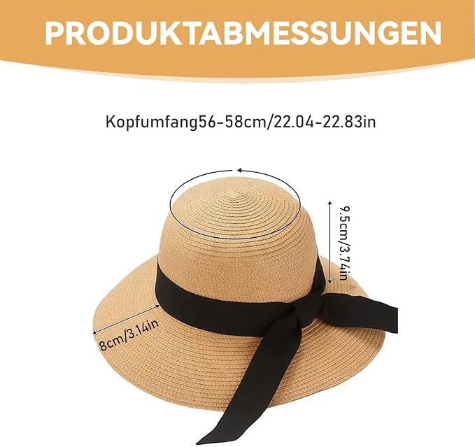 Damski kapelusz przeciwsłoneczny - obrazek 2