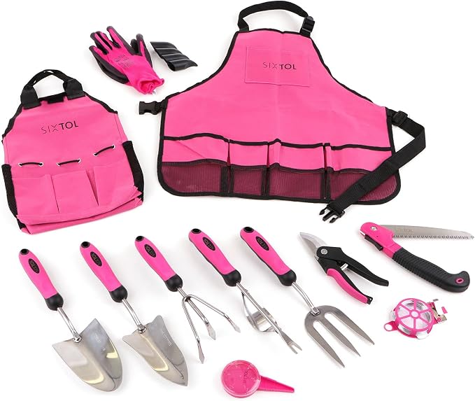 GARDEN PINK 12 Zestaw narzędzi ogrodowych