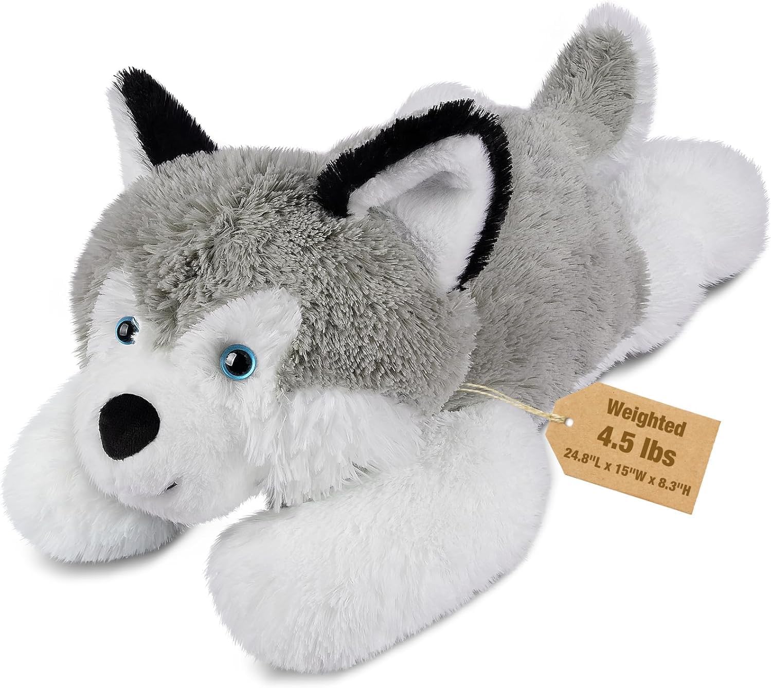 Bobbie & Laxi Pluszowy Husky z obciążeniem - obrazek 2