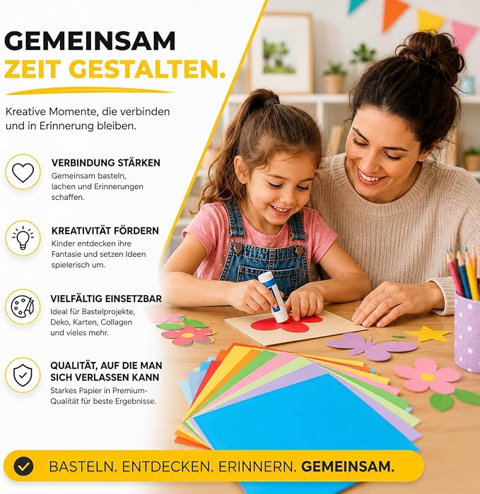 DIYtastic 50 x Papier Kolorowy A4 220 - obrazek 2