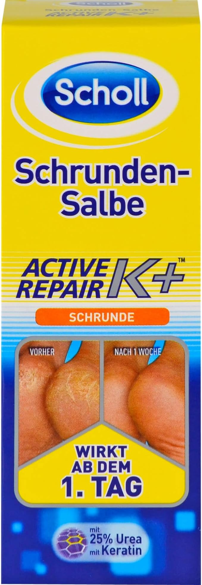 Scholl Active Repair K+ maść na pękanie skóry na szorstkich