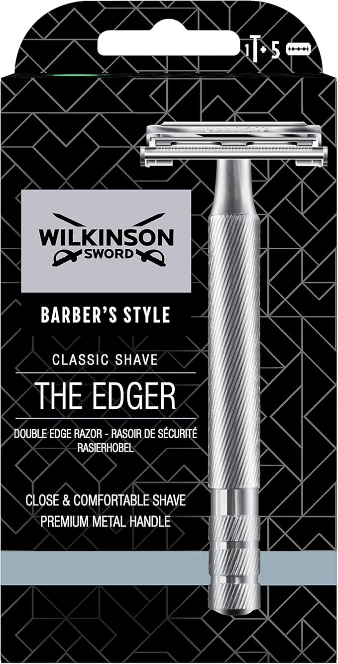 Wilkinson Sword Classic Double Edge bezpieczna golarka z 5 ostrzami