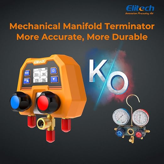 Elitech Manometr czynnika chłodniczego 600 psi - obrazek 2