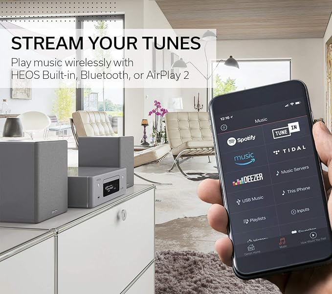 Denon RCDN10BKE2 Zestaw Stereo - obrazek 6