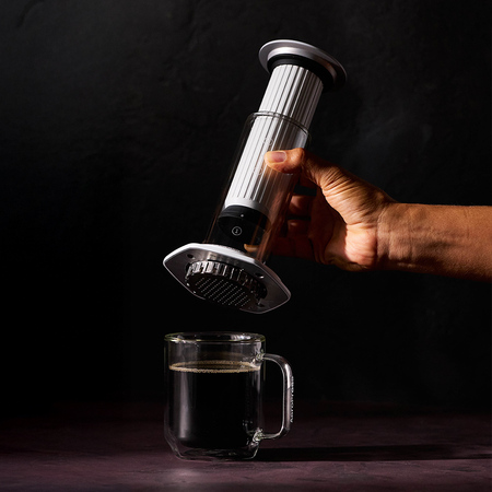 AeroPress Premium - Glass Coffe Maker White - obrazek 4