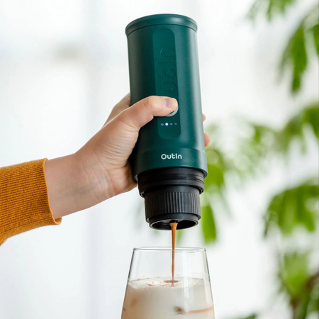Outin - Nano Espresso Maker - Przenośny ekspres Teal - obrazek 5