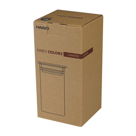 Hario - Colors Canister - Pojemnik szklany szary 400ml - obrazek 2