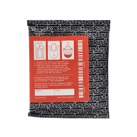 Kafar - kawa w saszetkach Dripbag AFRYKA Filter - 1 saszetka 12 g - obrazek 2