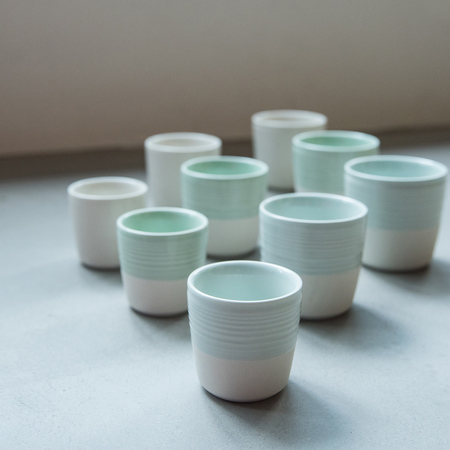 Loveramics Dale Harris - Kubek 80ml - Espresso Cup - Celadon Blue - obrazek 3