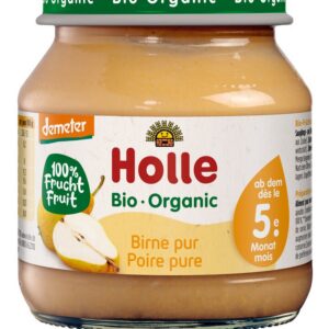GRUSZKA BEZ DODATKU CUKRÓW BEZGLUTENOWA OD 5 MIESIĄCA DEMETER BIO 125 g (SŁOIK) - HOLLE
