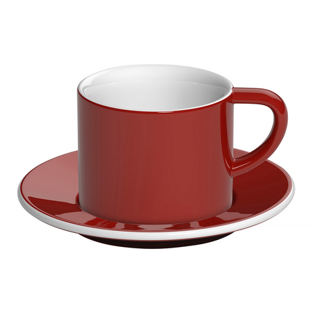 Loveramics Bond - Filiżanka i spodek Cappuccino 150 ml - Red