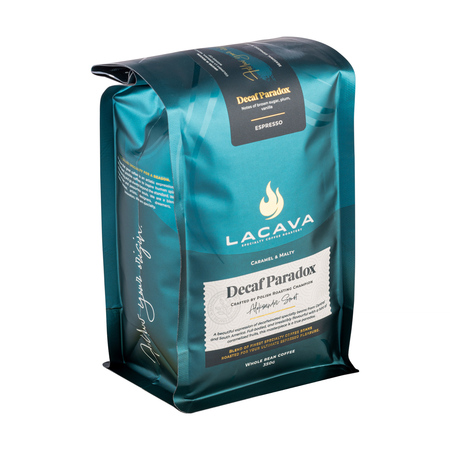LaCava - kawa ziarnista bezkofeinowa BLEND Decaf Paradox Espresso 350 g - obrazek 3