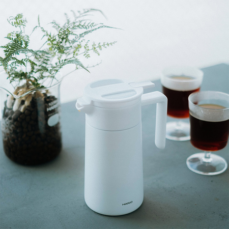 Hario serwer termiczny z ceramiczną powłoką 600ml biały - obrazek 4