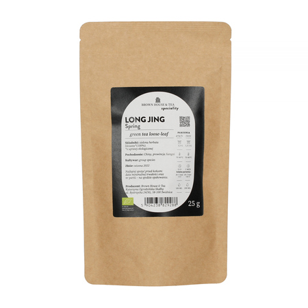 Brown House & Tea - herbata zielona sypana Long Jing Spring EKO 25 g