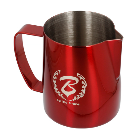 Barista Space Milk Jug Red 350ml - obrazek 3