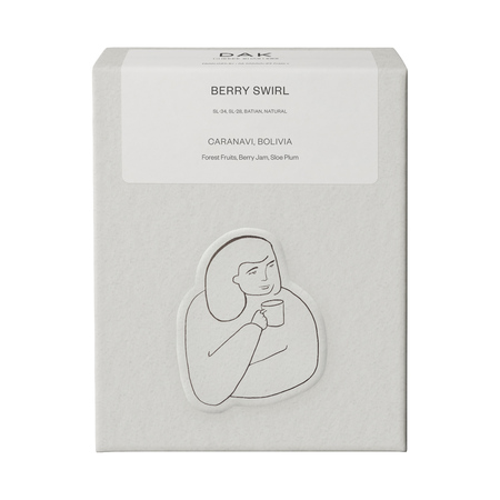 DAK Coffee Roasters - kawa ziarnista Boliwia Berry Swirl Natural Filter 200 g