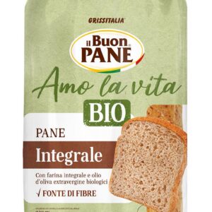 CHLEB TOSTOWY PEŁNOZIARNISTY KROJONY BIO 400 g - IL BUON PANE