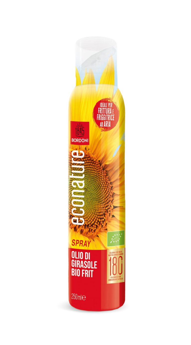 OLEJ SŁONECZNIKOWY (SPRAY) DO GOTOWANIA I SMAŻENIA BIO 250 ml – BORDONI (ECONATURE)