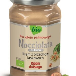 KREM Z ORZECHÓW LASKOWYCH BIAŁY BEZGLUTENOWY BIO 250 g - RIGONI DI ASIAGO (NOCCIOLATA)
