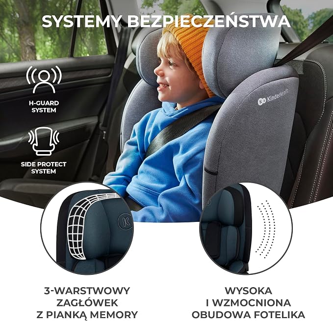 Kinderkraft ONETO3 Fotelik samochodowy z bazą - obrazek 6
