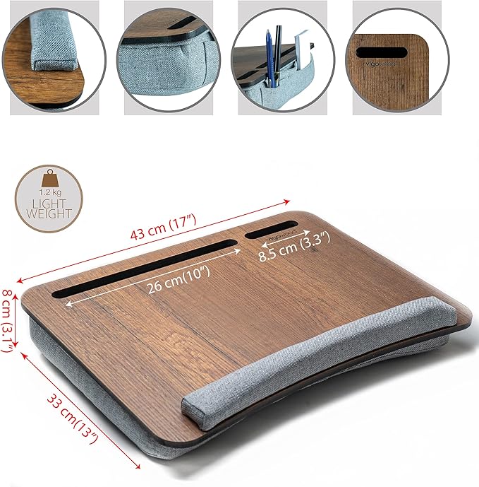 Vigo Wood Drewniana Taca na Laptopa 15 - obrazek 4