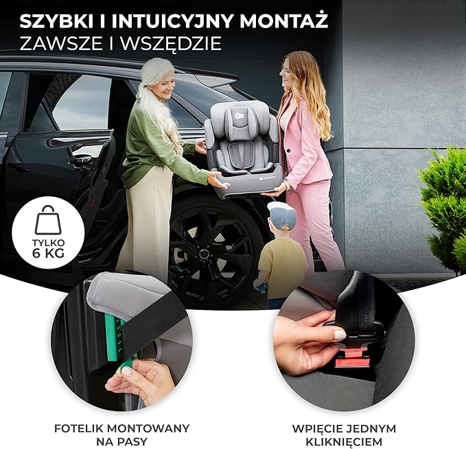 Kinderkraft COMFORT UP Fotelik samochodowy i-Size - obrazek 5
