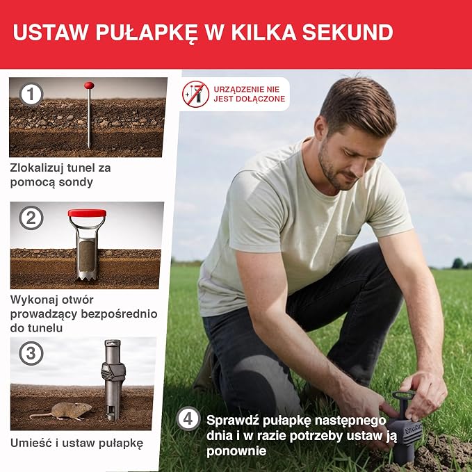 SWISSINNO Pułapka na Nornice PRO SuperCat - obrazek 6