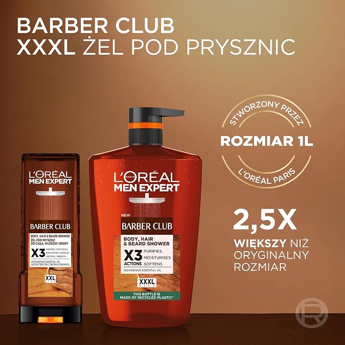 L'Oréal Paris Men Expert Barber Club 5w1 żel pod prysznic - obrazek 6