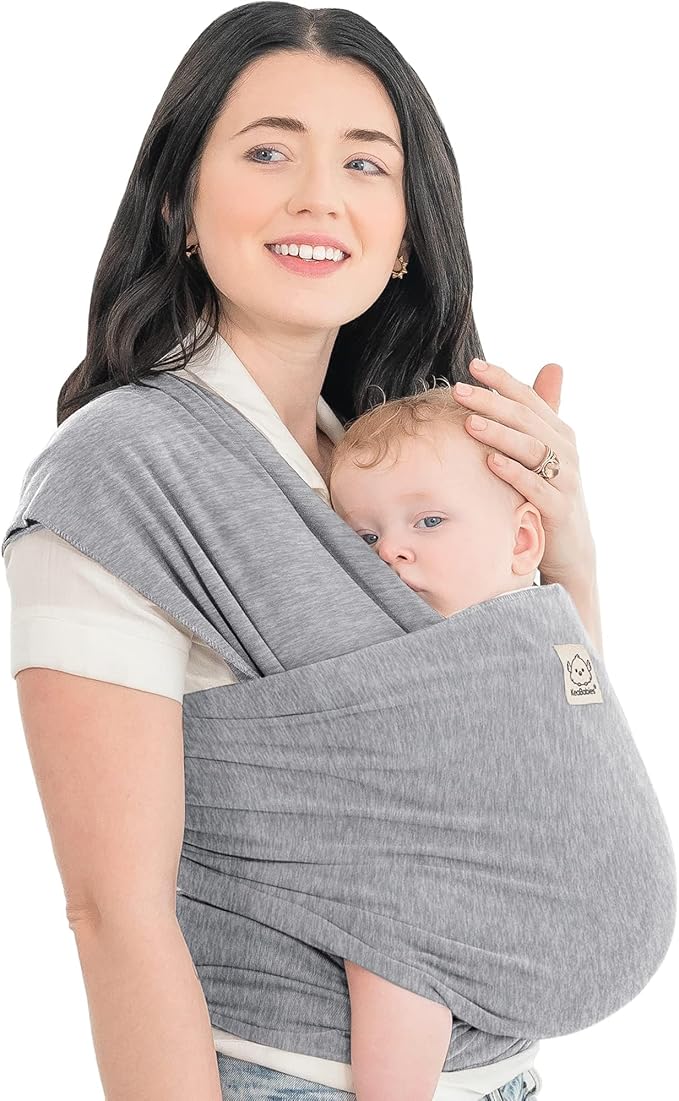 KeaBabies Nosidełko do owinięcia niemowląt – wszystko w 1, oryginalna, oddychająca chusta dla niemowląt, lekkie, bez użycia rąk, nosidełko dla noworodka, niemowląt, nosidełko do owinięcia niemowląt | Chusta dla noworodka dla malucha, łatwa do noszenia, klejenie bez użycia rąk, lekka, oddychająca chusta dla niemowląt