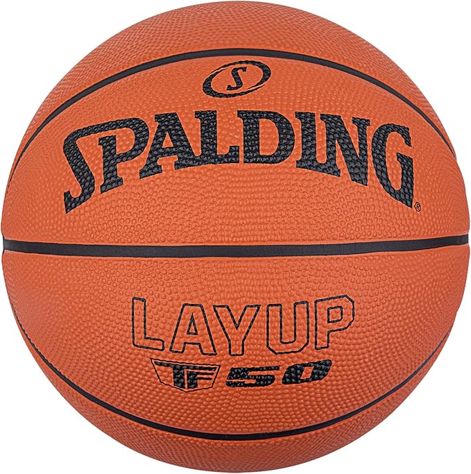 Spalding - TF-50 – klasyczny kolor – piłka do koszykówki – dla początkujących – materiał: guma – do użytku na zewnątrz – antypoślizgowa – doskonała przyczepność – bardzo wytrzymała – nie nadmuchana