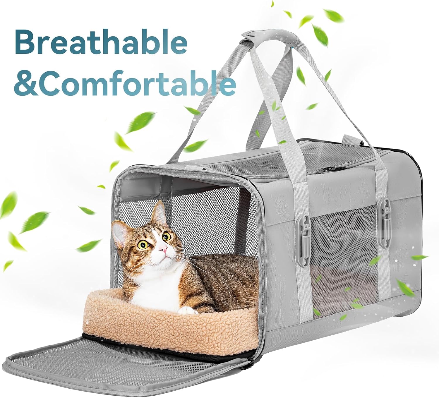 PETSFIT Transporter samochodowy dla dużego kota - obrazek 5