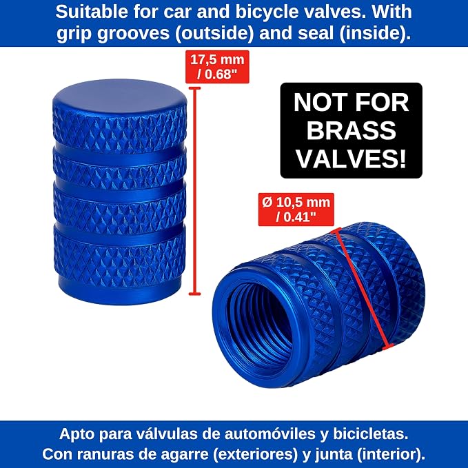 Nakrętki na wentyle z aluminium - obrazek 5
