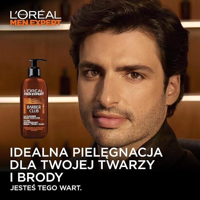 L'Oréal Paris Men Expert Barber Club Żel myjący Broda + Twarz - obrazek 6