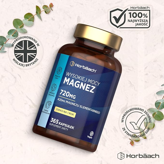 Wysoka Zawartość 420 mg Magnezu Elementarnego - obrazek 5