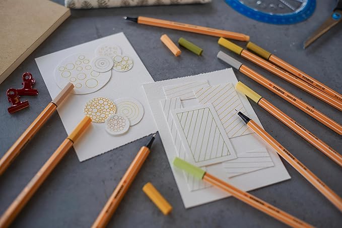Cienkopis STABILO point 88 etui 8 kolorów pastelowych - obrazek 7