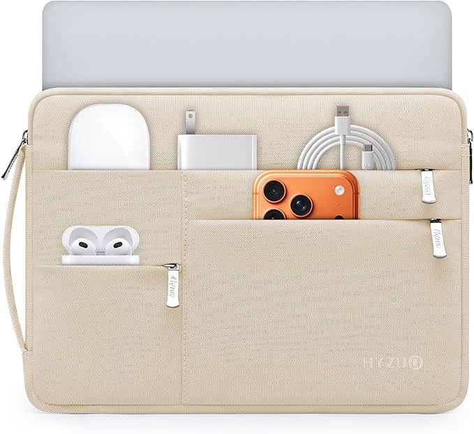 HYZUO 13 Cali Pokrowiec Etui na Laptopa Torbę, Piasek | dla MacBook Air 13 A3449 M5-M1 2026-2018, MacBook Neo 13, MacBook Pro 13 M2 M1, iPad Air/Pro 13, Surface Pro, XPS 13