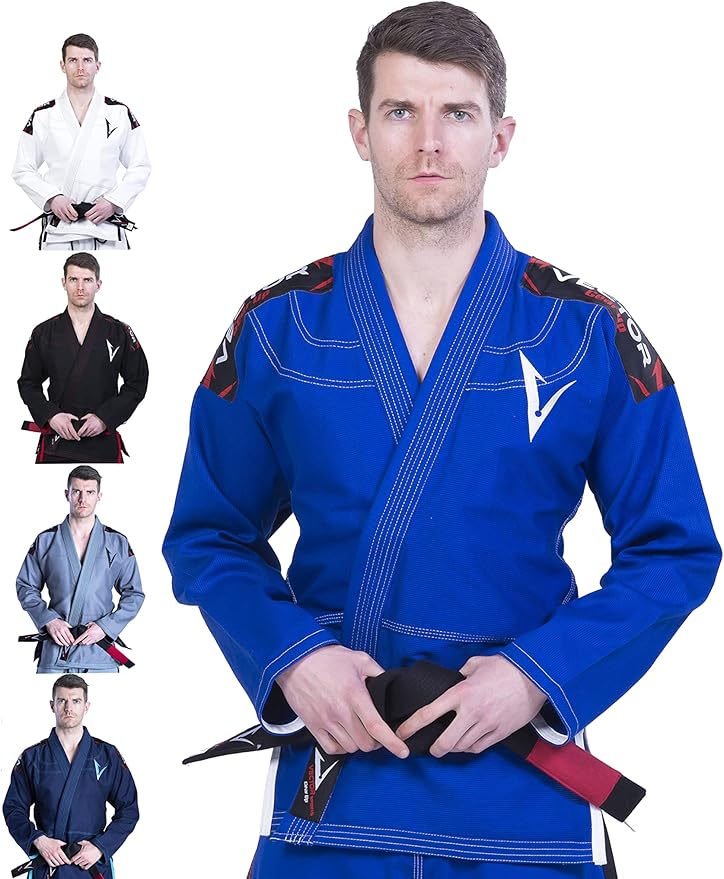 Vector brazylijski Jiu Jitsu BJJ Gi kimono z darmowym biaﾅＺm paskiem