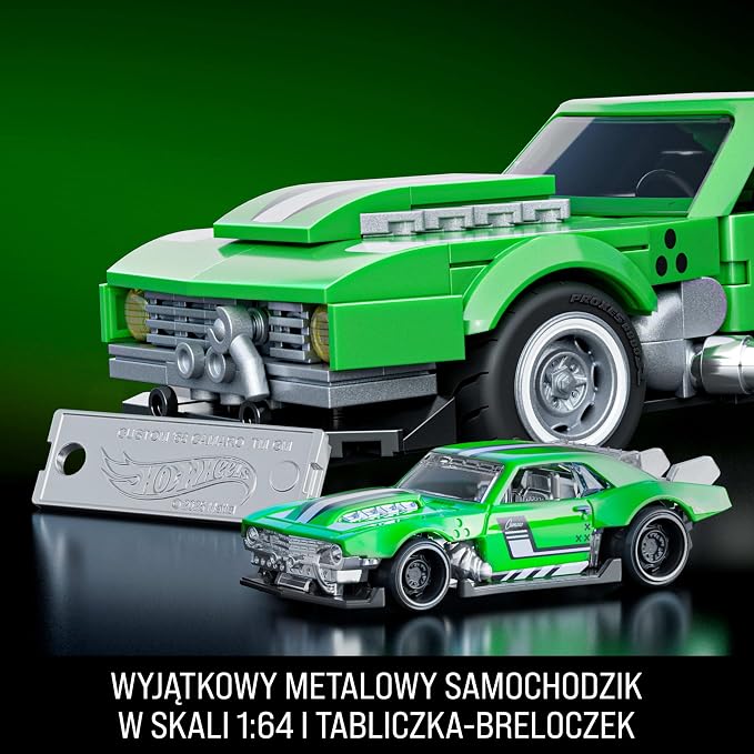 Mattel Brick Shop Hot Wheels Speed Series Custom 68 Camaro - obrazek 5