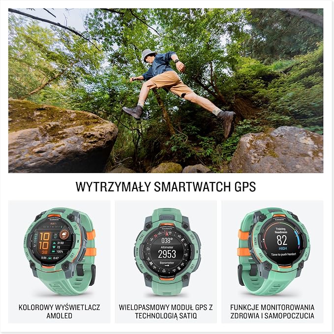 Instinct 3 45mm AMOLED Neo Tropic Bezel with Neo Tropic Band - obrazek 4