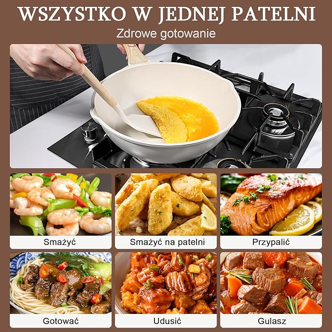 GiPP Patelnia do duszenia o wysokości 28 cm - obrazek 6