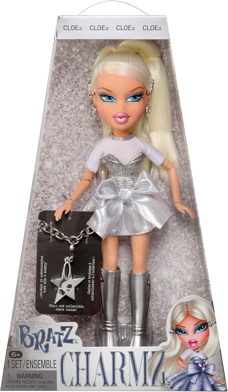 Bratz Charmz Cloe Modna Lalka z Kolekcjonerską Bransoletką - obrazek 2