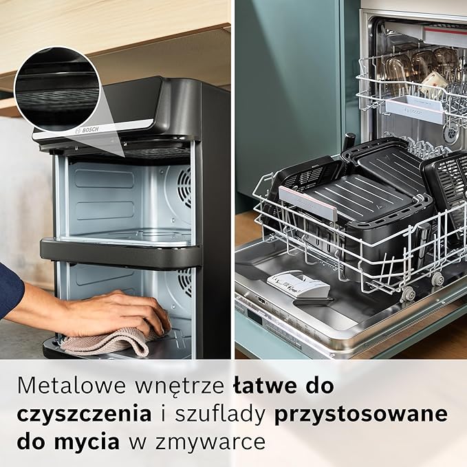 Bosch Air Fryer Serie 6 12 l, MAFD661B0, czarna - obrazek 7