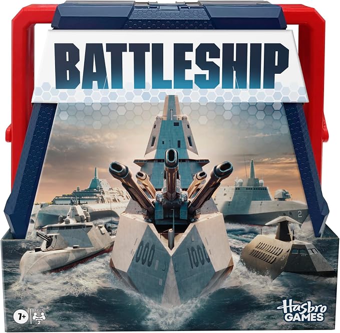 Hasbro Gaming Klasyczna strategiczna gra planszowa Bitwa morska